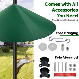 KITVONA easy-install squirrel deflector for quick setup.