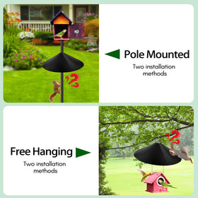 Kitvona two-way use baffle supports two installation options for birds