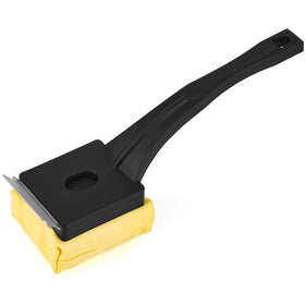Kitwanda grill brush in steam-clean action on a gas grill