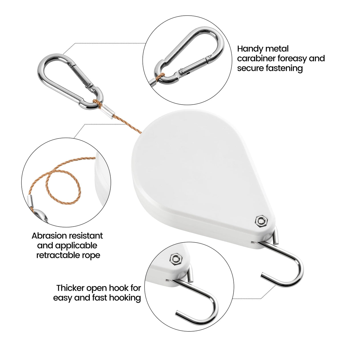 Kitwinney grow light hanging system for indoor setups