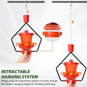 Kitwinney feeder with bee-proof ports keeps bees away