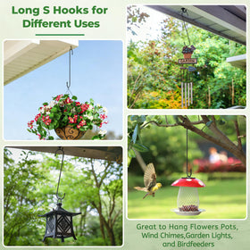 Kitwinney S hook used as ceiling decor for versatile indoor-outdoor use.