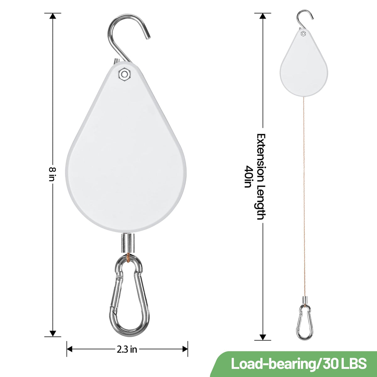 Kitwinney nylon rope provides durability against wind