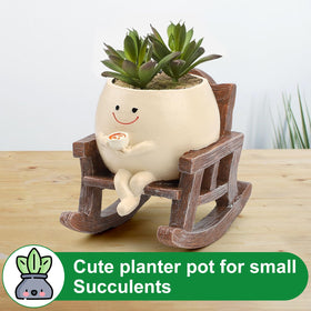 KIUGCO Smily Face Planter as a playful gift idea