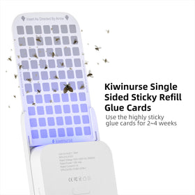 Kiwinurse indoor fly trap glue card single-sided in use around kitchen