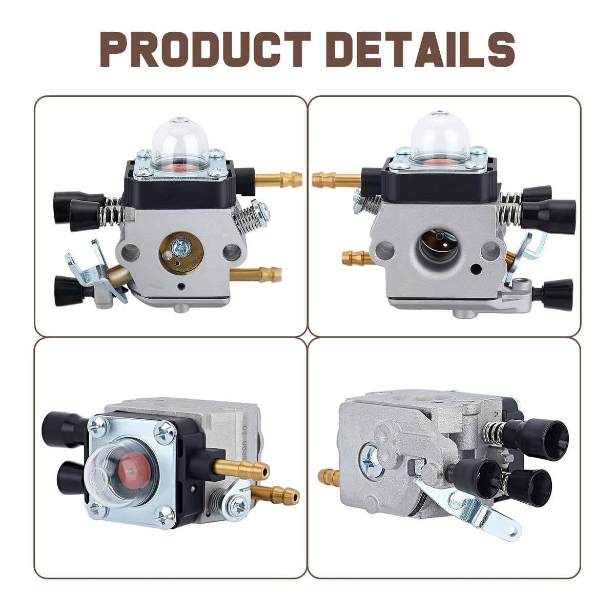 Kizut BG55 carburetor in use on blower