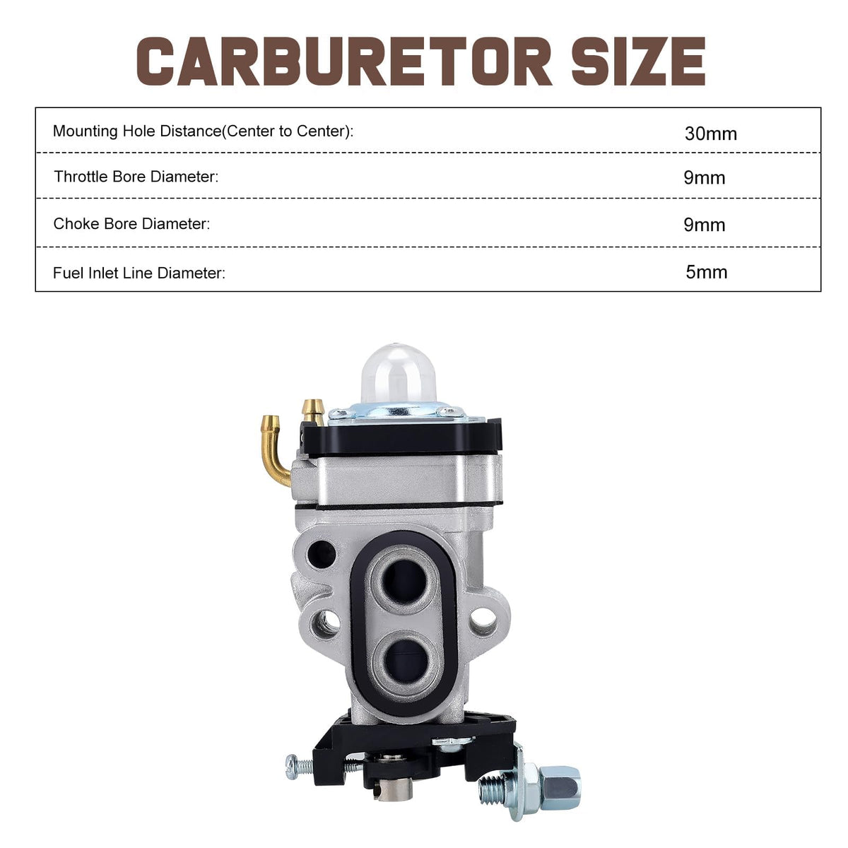 Kizut 130BT carburetor RedMax EBZ fit highlights cross brand compatibility