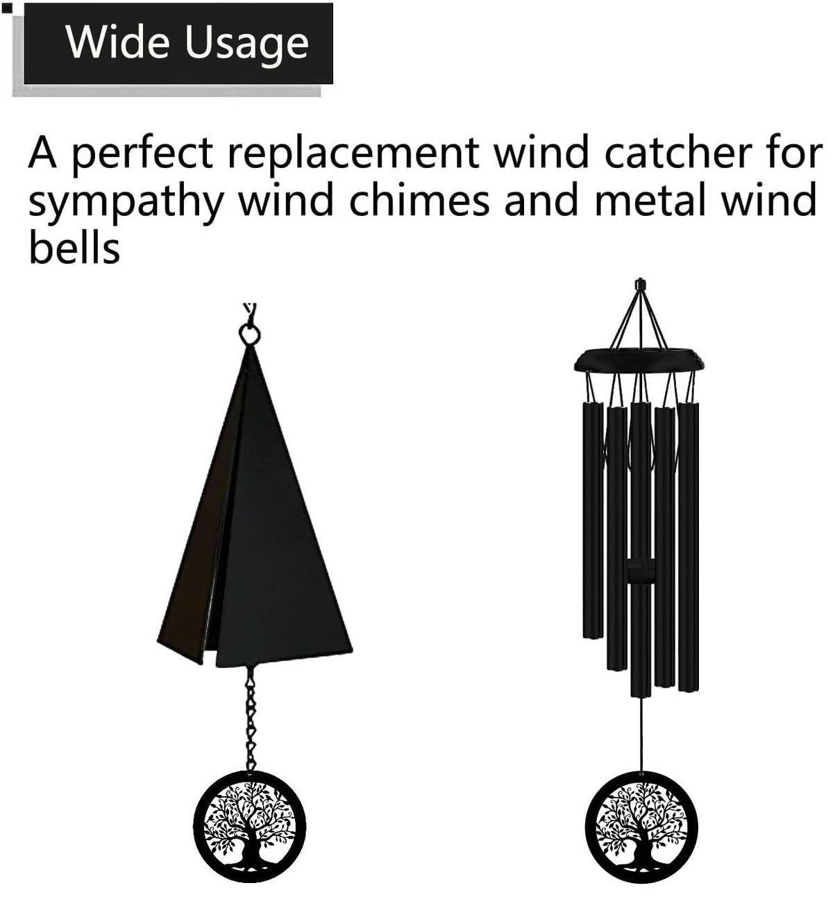 KK Magsun metal wind chime parts replacement, weather-resistant and long-lasting.