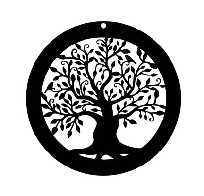 KK Magsun replacement wind catcher in black tree for durable outdoor decor on doors and porches.