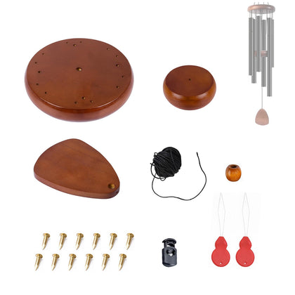 KK Magsun wind chime round top provides sturdy mounting for easy setup