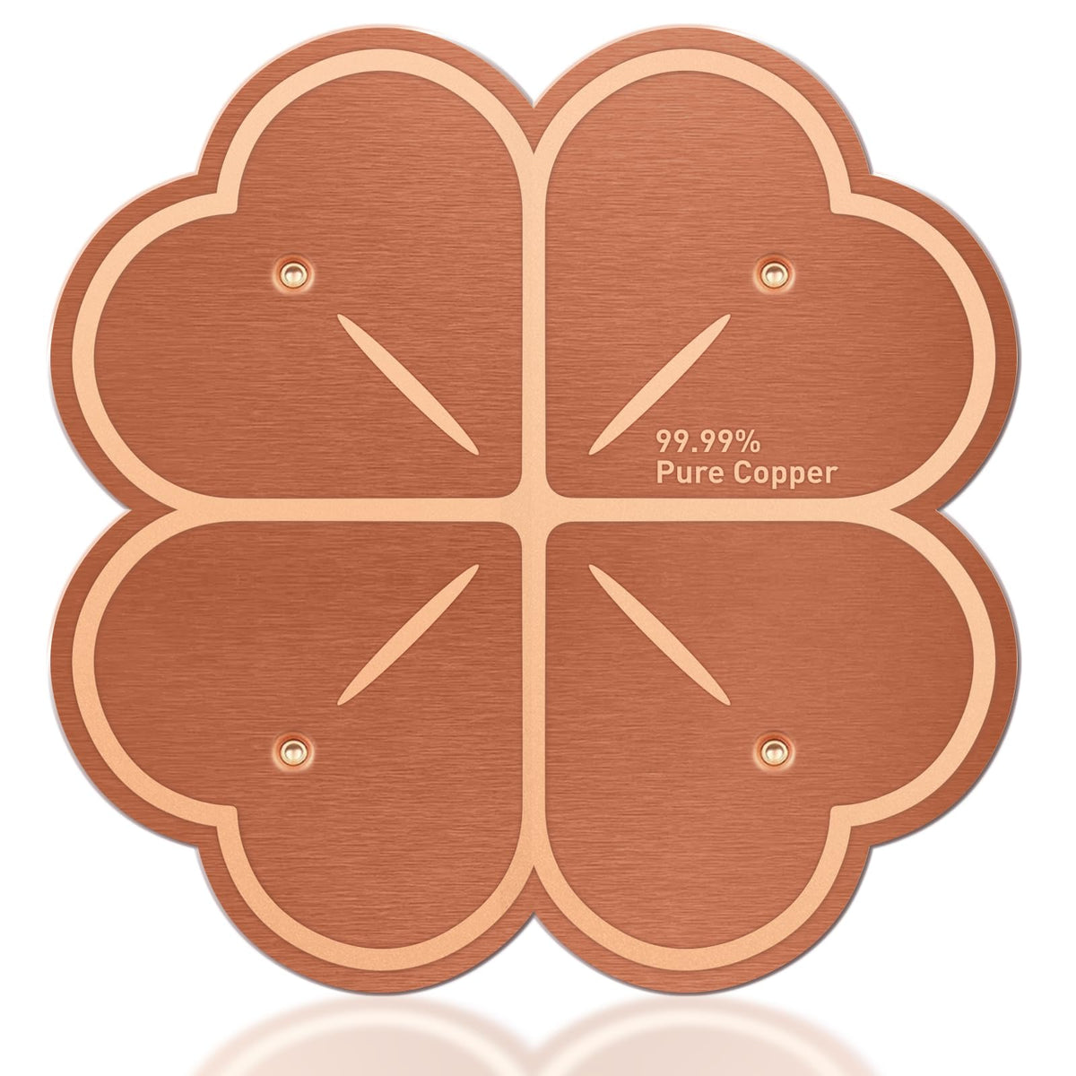 KKilicy bird bath copper disk with four-point design enhances water contact for purer bowls.