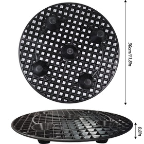 KKONHII plant pot saucer elevator with drainage promotes airflow.
