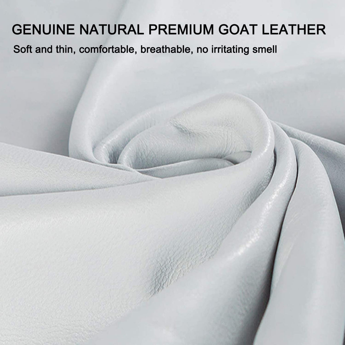 KKOYING Leather Work Gloves goatskin texture in garden task scenario for comfort