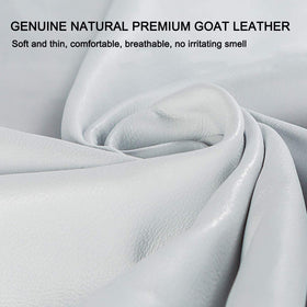 KKOYING Leather Work Gloves goatskin texture in garden task scenario for comfort