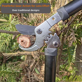 KLDOLLAR loppers ergonomic handle demonstrates a non-slip, comfortable grip.