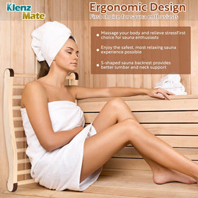 KlenzMate heat-resistant cedar withstands sauna temperatures for durable use