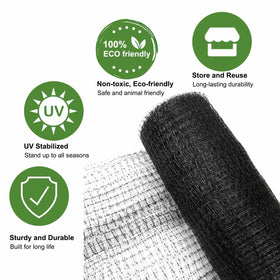KLEWEE UV stabilized garden netting resists sun and weather
