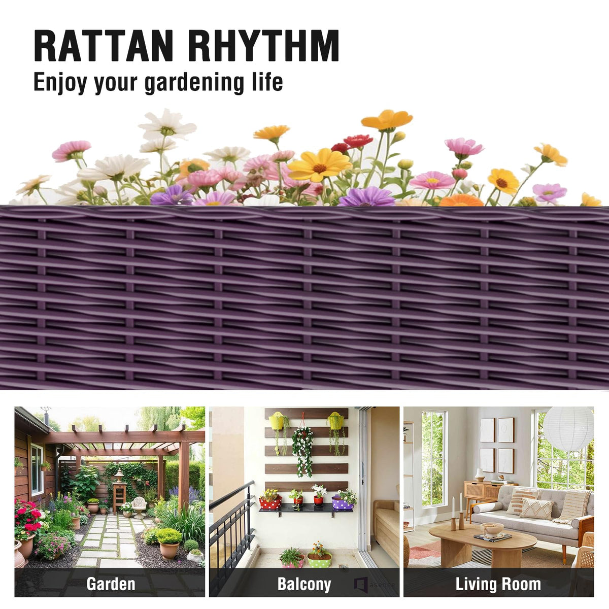 Klippehop purple planter adds color and supports home gardening