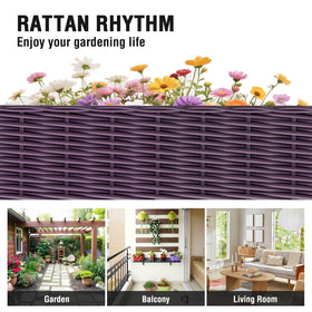 Klippehop purple planter adds color and supports home gardening