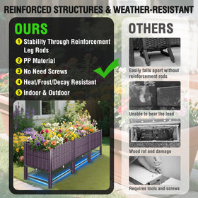 Klippehop smart water control tray supplies moisture to roots
