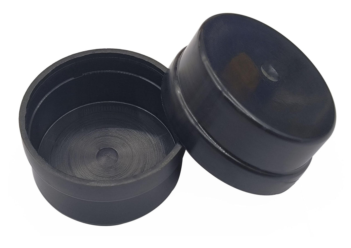 KLMHT dust cover cap front view for hub protection, two-pack design