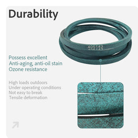 KLMHT replacement belt with Kevlar cord designed for easy installation.