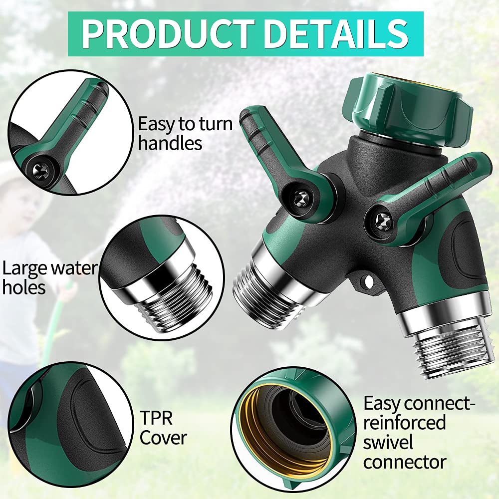 KLMNDUO 360-degree rotation enables easy faucet alignment for flexible setup.