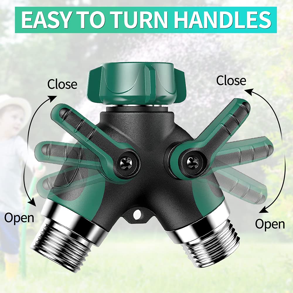 KLMNDUO kink-free hose protector prevents tangles and maintains steady water flow.