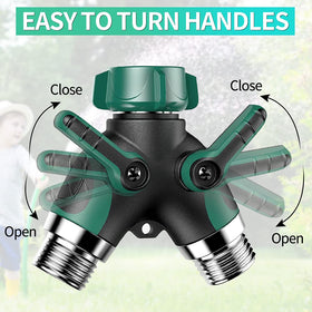 KLMNDUO kink-free hose protector prevents tangles and maintains steady water flow.