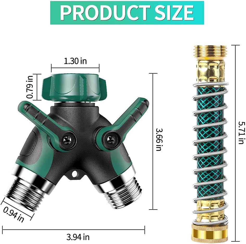 KLMNDUO rubberized grip eases valve operation without hand strain.