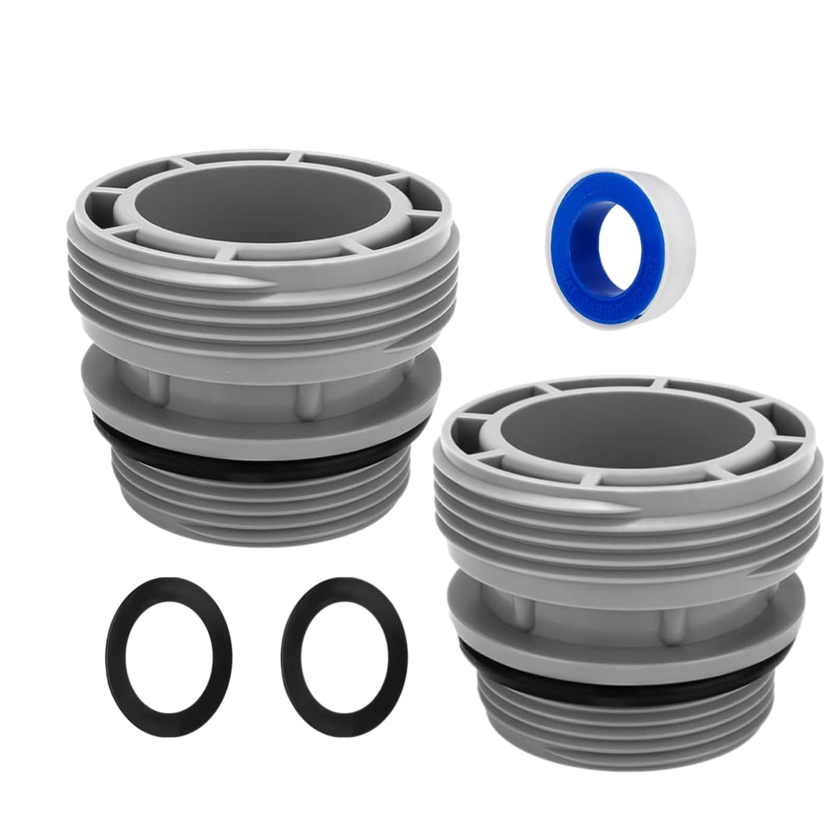 klpdst 4560 pool hose adapter connects 40mm to 1-1/2in for versatile compatibility.