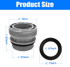 klpdst 4560 universal hose connector compatible with major brands like Intex and Hayward.