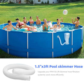 klpdst durable plastic pool hose ready for long-lasting pool maintenance