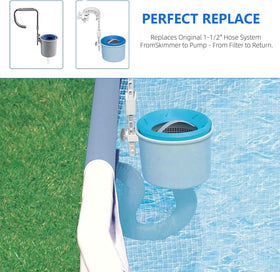 klpdst replacement pool hose being installed with minimal effort