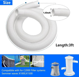 klpdst spiral-wound pool hose highlights durability and steady water flow