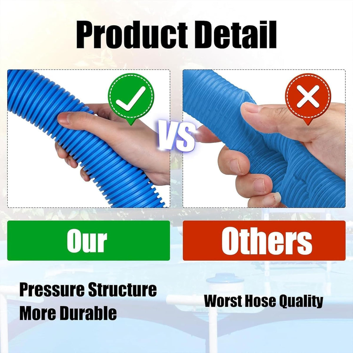 klpdst hose aligned with Summer Waves components for reliable compatibility