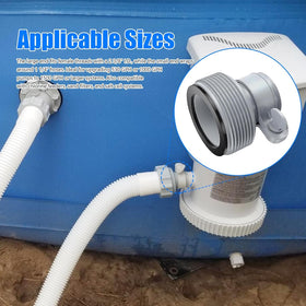 klpdst pool hose adapter demonstrates compatibility with saltwater systems and chlorine generators
