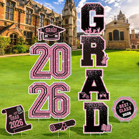 KLYRO Class of 2026 yard decor adds curb appeal.