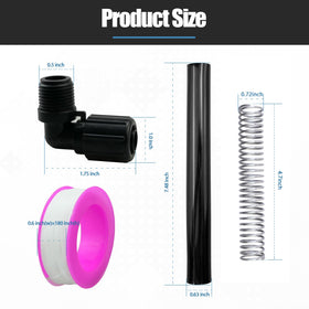 KMBNTU tube support spring provides stable alignment and easy replacement