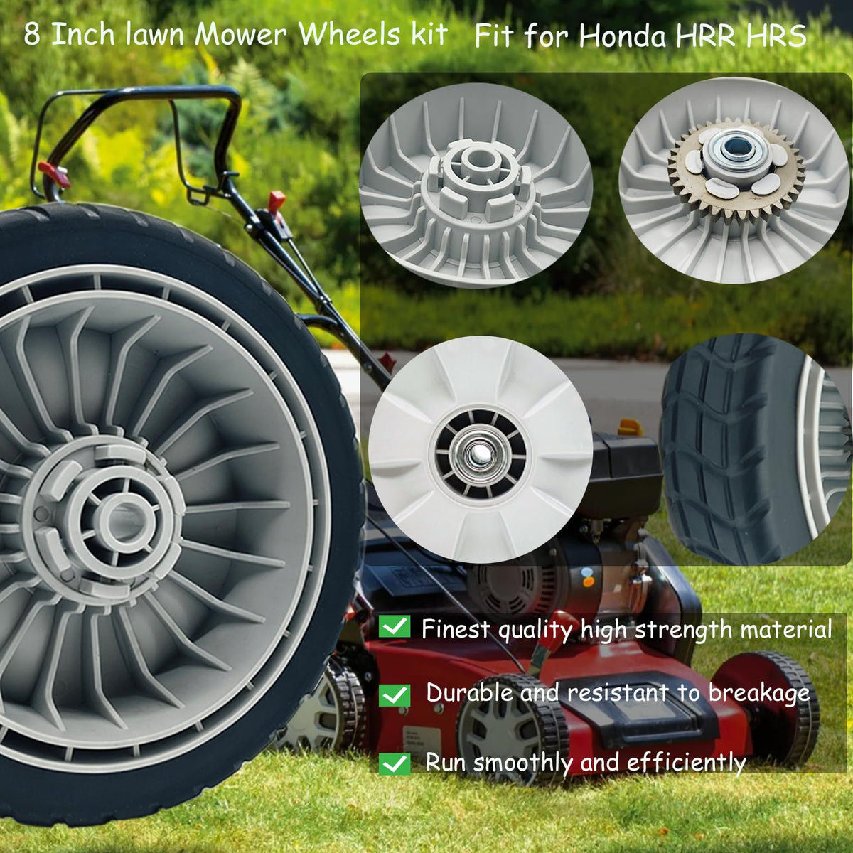 KMHGD 42710-VE2-M02ZE easy install wheels save maintenance time
