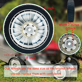 KMHGD 42710-VE2-M02ZE rear wheels for Honda HRR216 provide smooth mowing