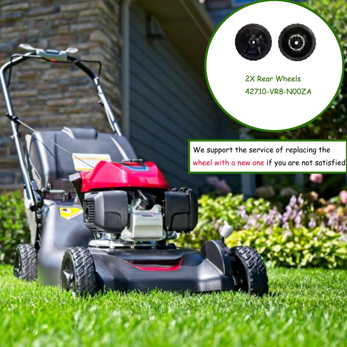 KMHGD 5-year warranty included, confidence for ongoing mower use.