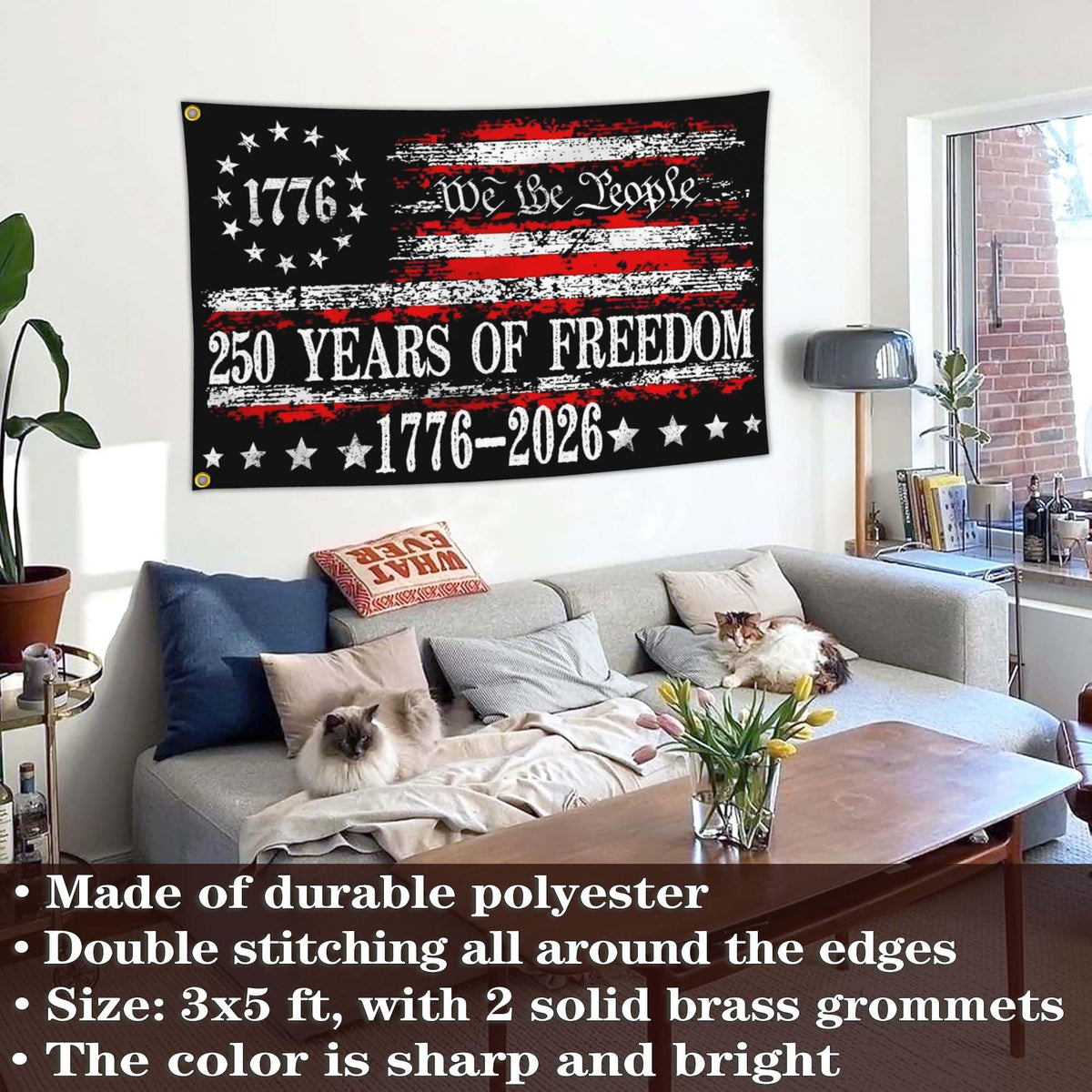 Kmxzint outdoor flag decor enhances curb appeal during holidays.