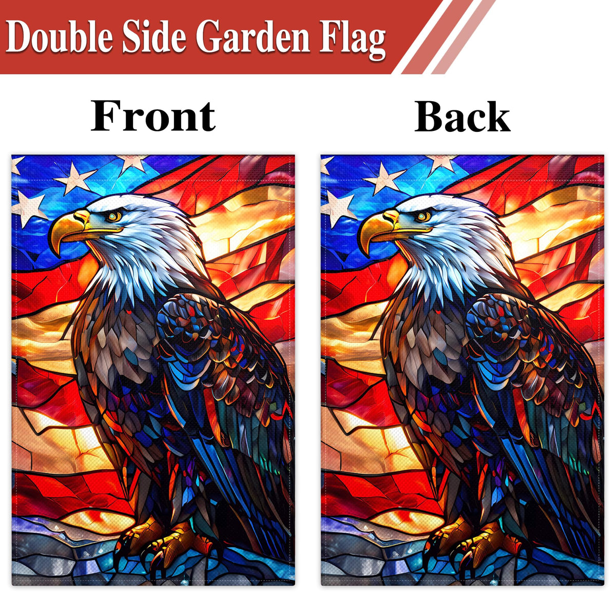 KNAPAL double-sided independence-day flag with UV fade resistance.