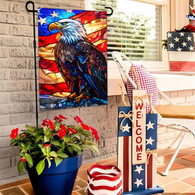 KNAPAL garden flag ideal for porch or fence decoration.