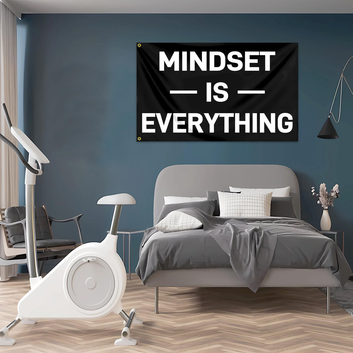 KNAPAL Mindset dorm room banner adds motivation