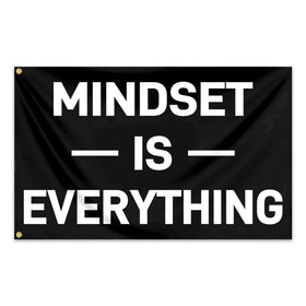 KNAPAL Mindset is Everything flag 3x5 hanging for daily motivation