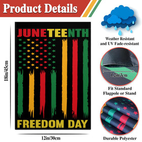 KNAPAL silk-screen double-sided printing yields sharp Juneteenth imagery