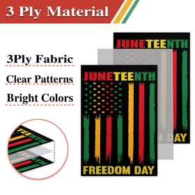 KNAPAL UV-resistant colors keep the flag bright in sun and weather