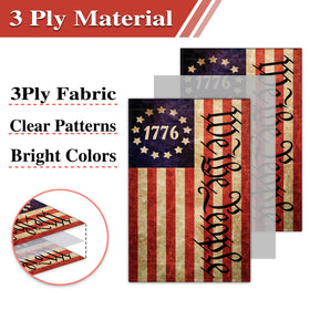 KNAPAL polyester flag resists UV fade for longer color